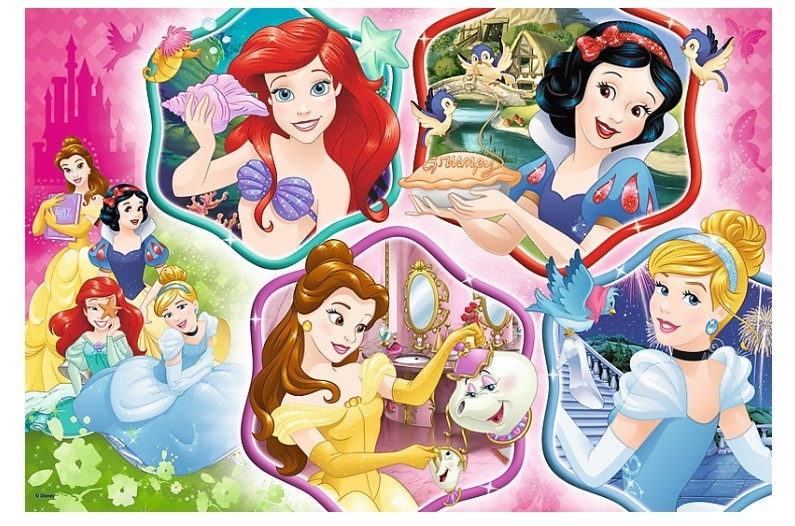 Puzzle Trefl Disney Princess, Printesele fermecate 100 piese image 2