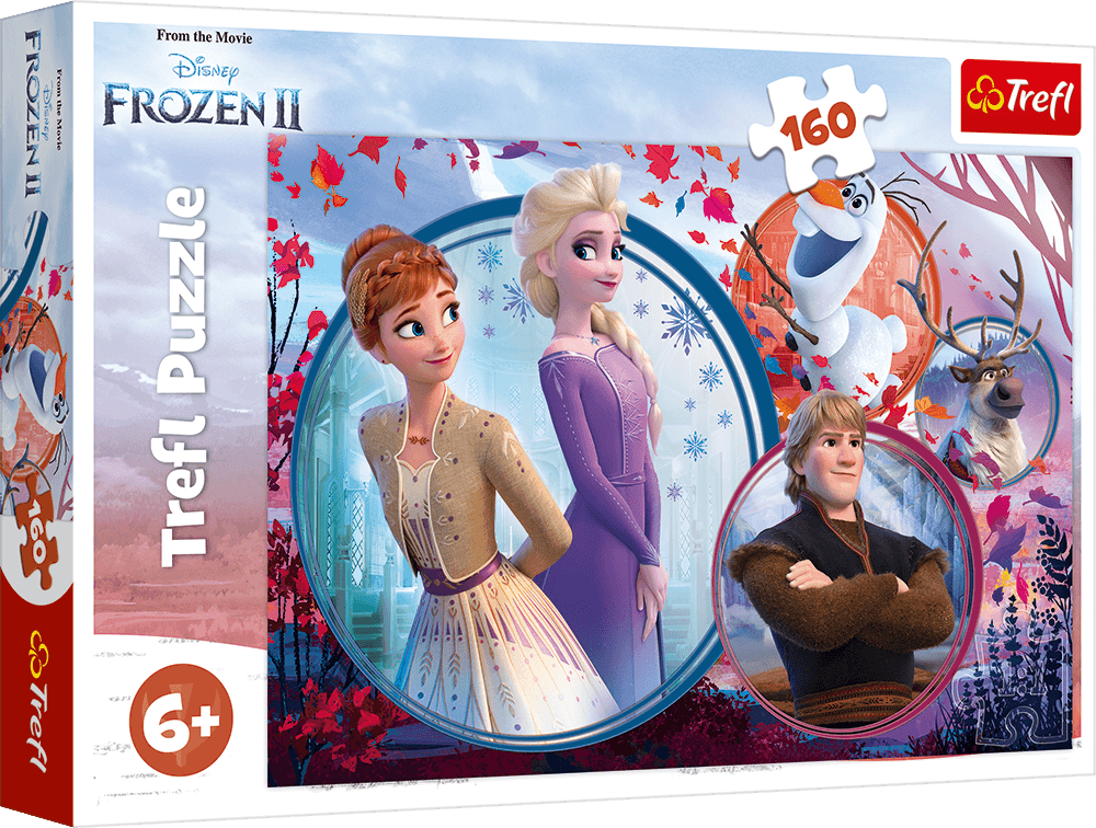 Puzzle Trefl Disney Frozen 2, Aventura surorilor 160 piese