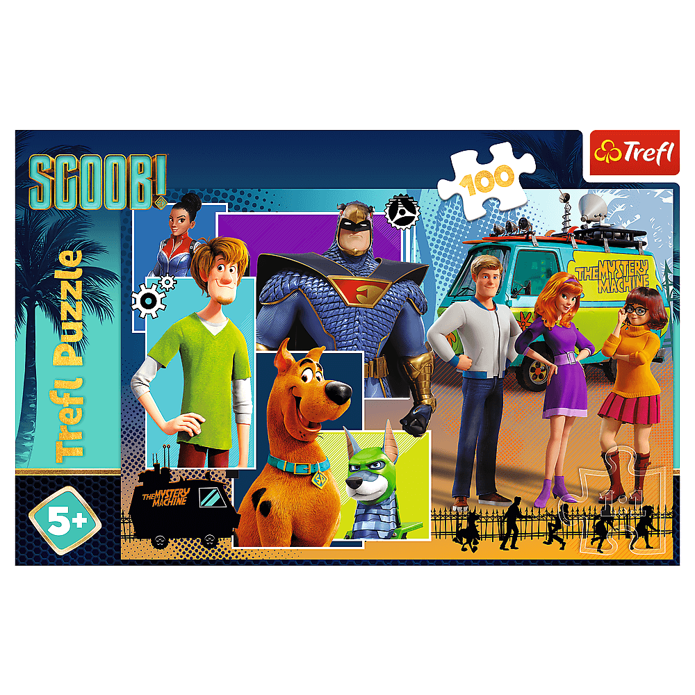 Puzzle Trefl Scooby Doo, Scooby unde esti? 100 piese image 2