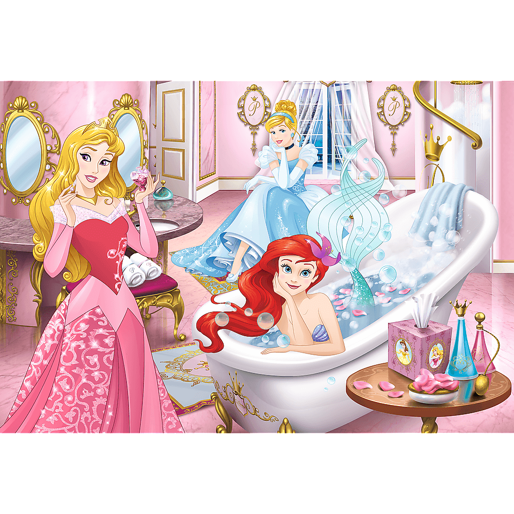 Puzzle Trefl Disney Princess, Odihna dupa bal 160 piese image 1