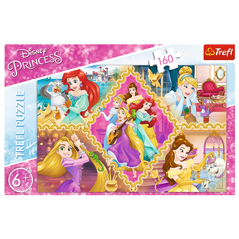 Puzzle Trefl Disney Princess, Aventura printeselor 160 piese image 1