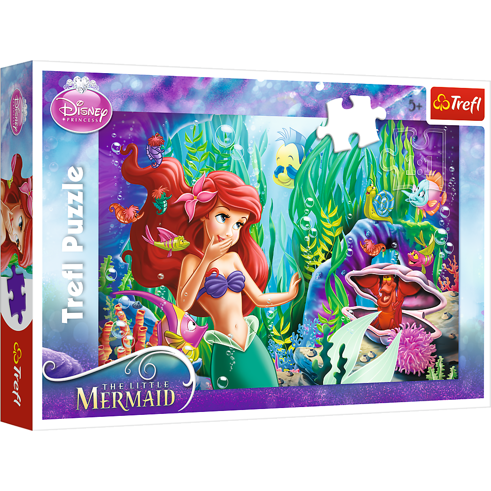 Puzzle Trefl Disney The Little Mermaid, De-a v-ati ascunselea 100 piese