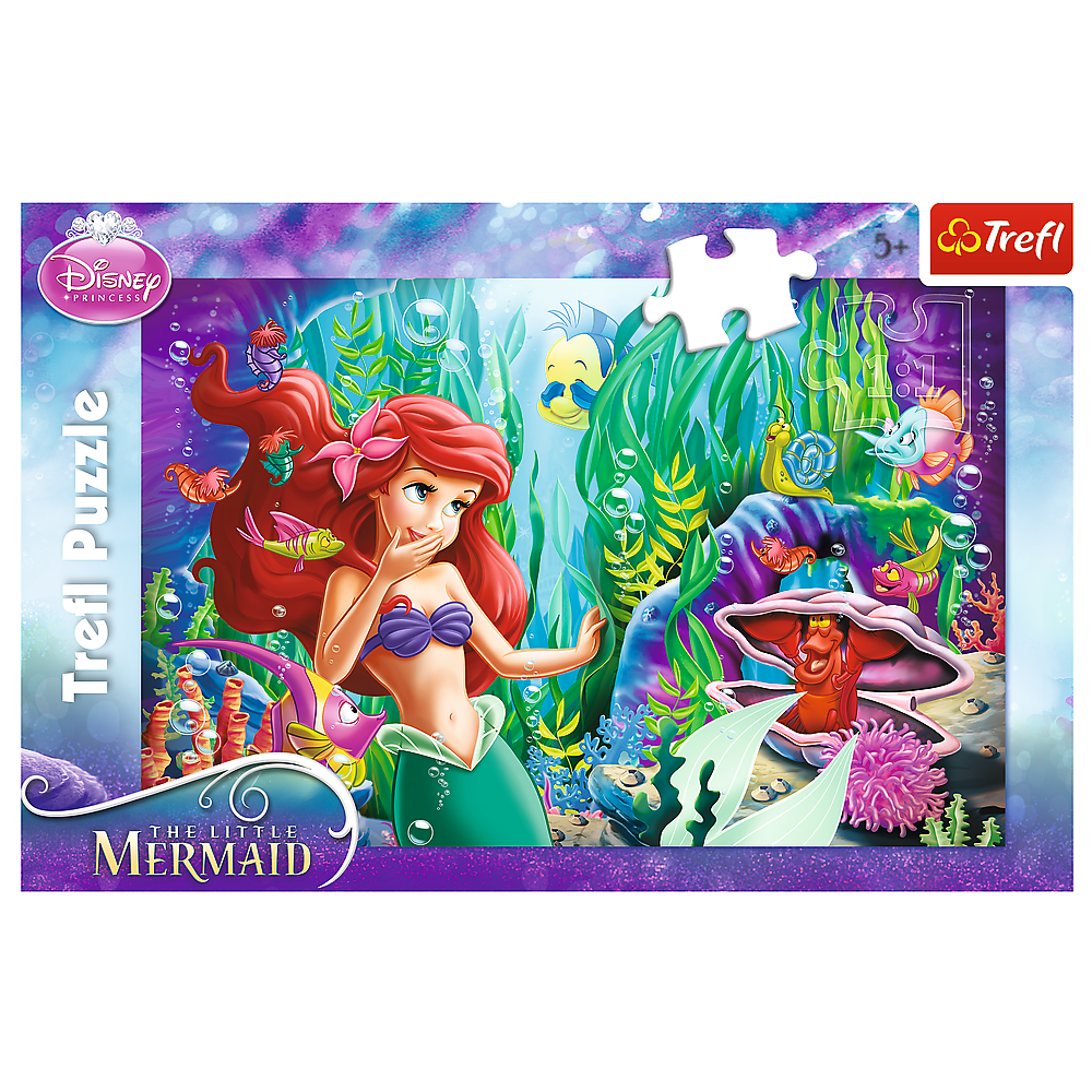 Puzzle Trefl Disney The Little Mermaid, De-a v-ati ascunselea 100 piese image 1