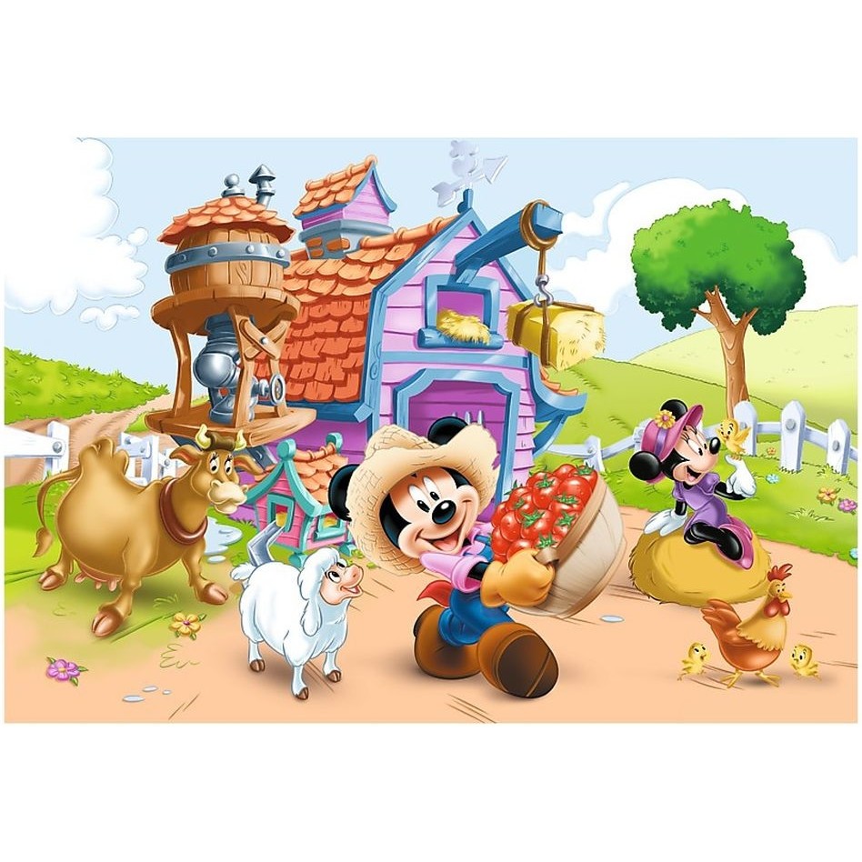 Puzzle Trefl Disney Mickey Mouse, Mickey fermier 160 piese image 2