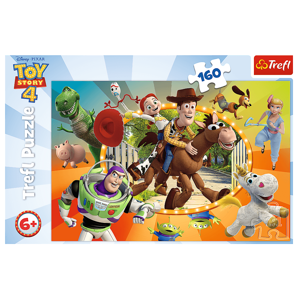 Puzzle Trefl Disney Toy Story, In lumea jucariilor 160 piese image 2