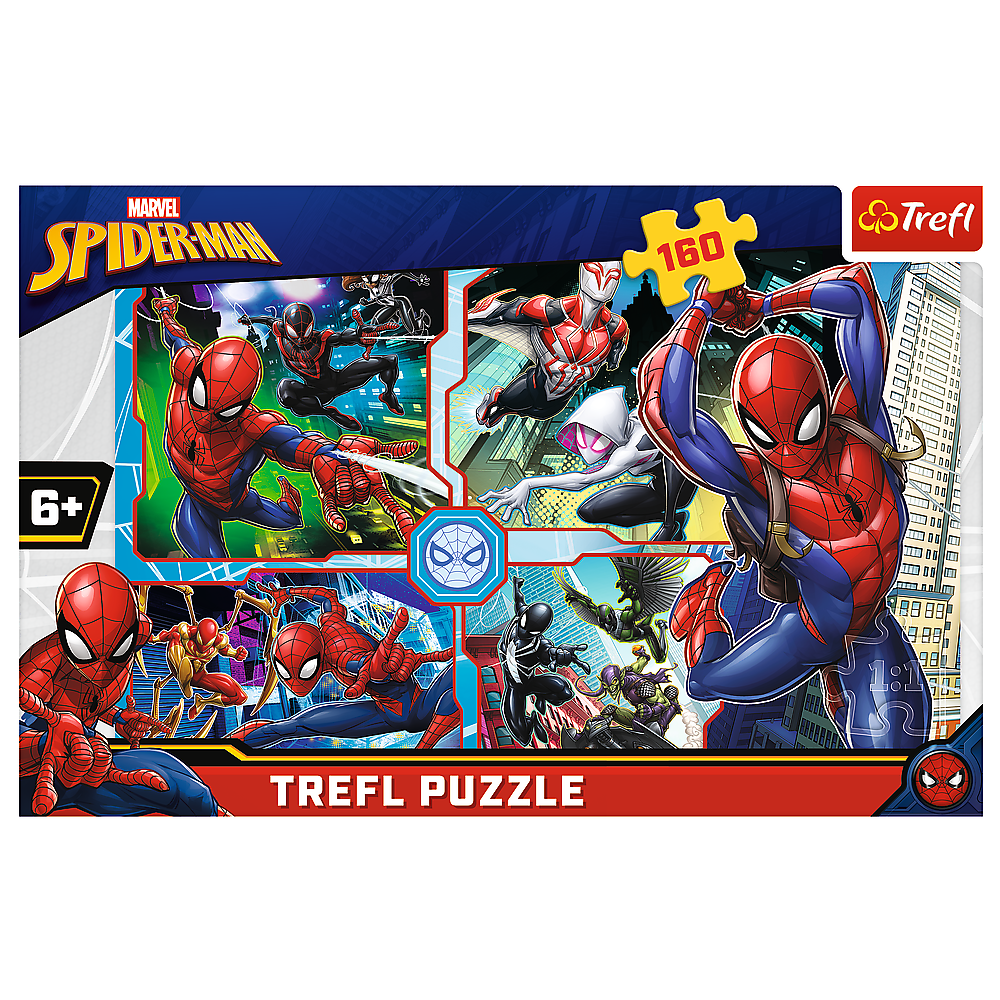 Puzzle Trefl Marvel Spider Man, Salvatorul 160 piese image 1