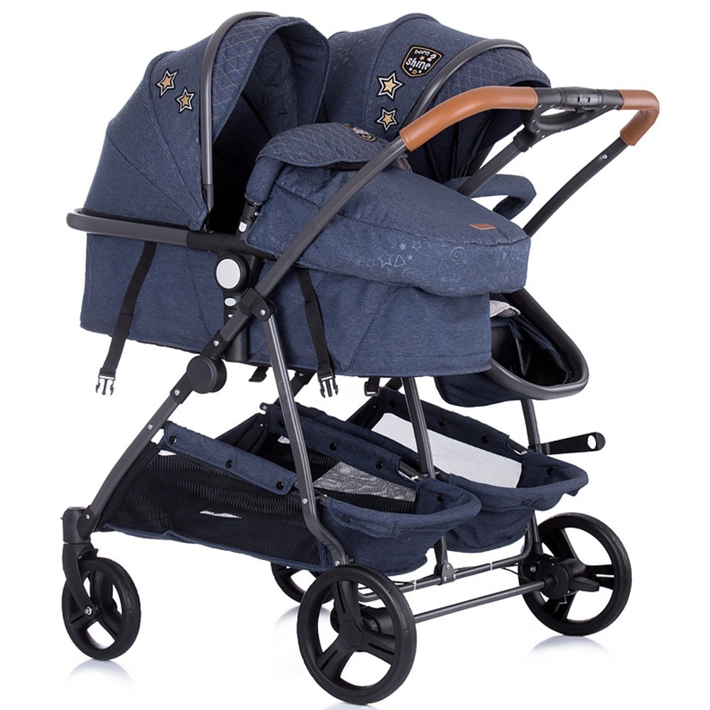 Carucior gemeni Chipolino Duo Smart denim image 11