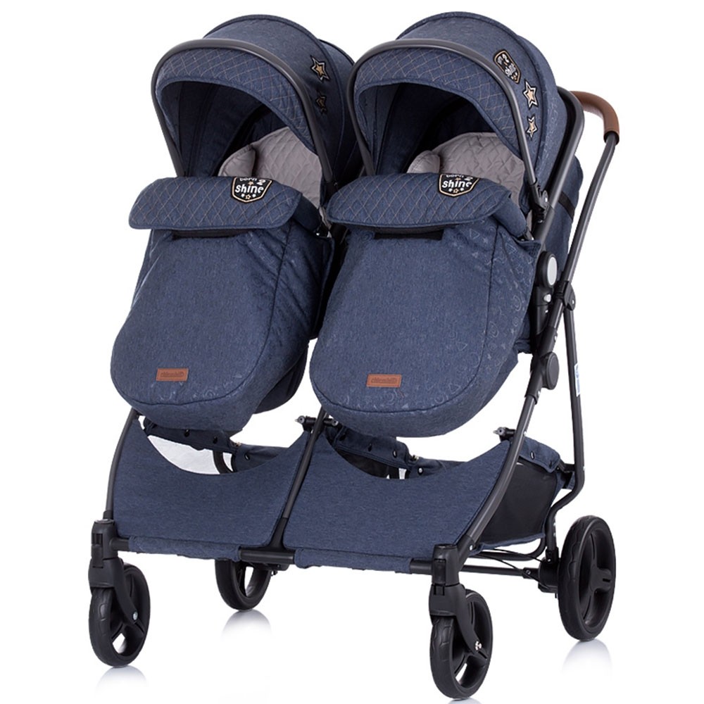 Carucior gemeni Chipolino Duo Smart denim image 16