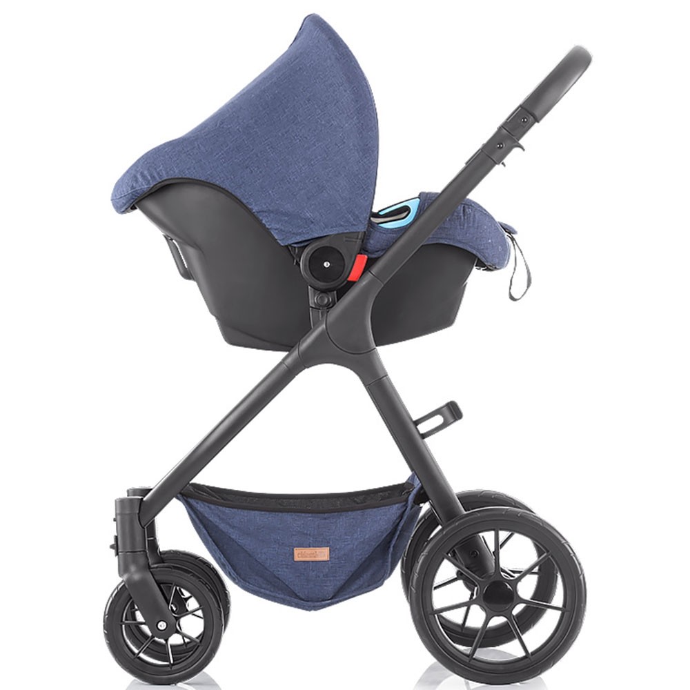 Carucior Chipolino Avia 3 in 1 blue linen image 5