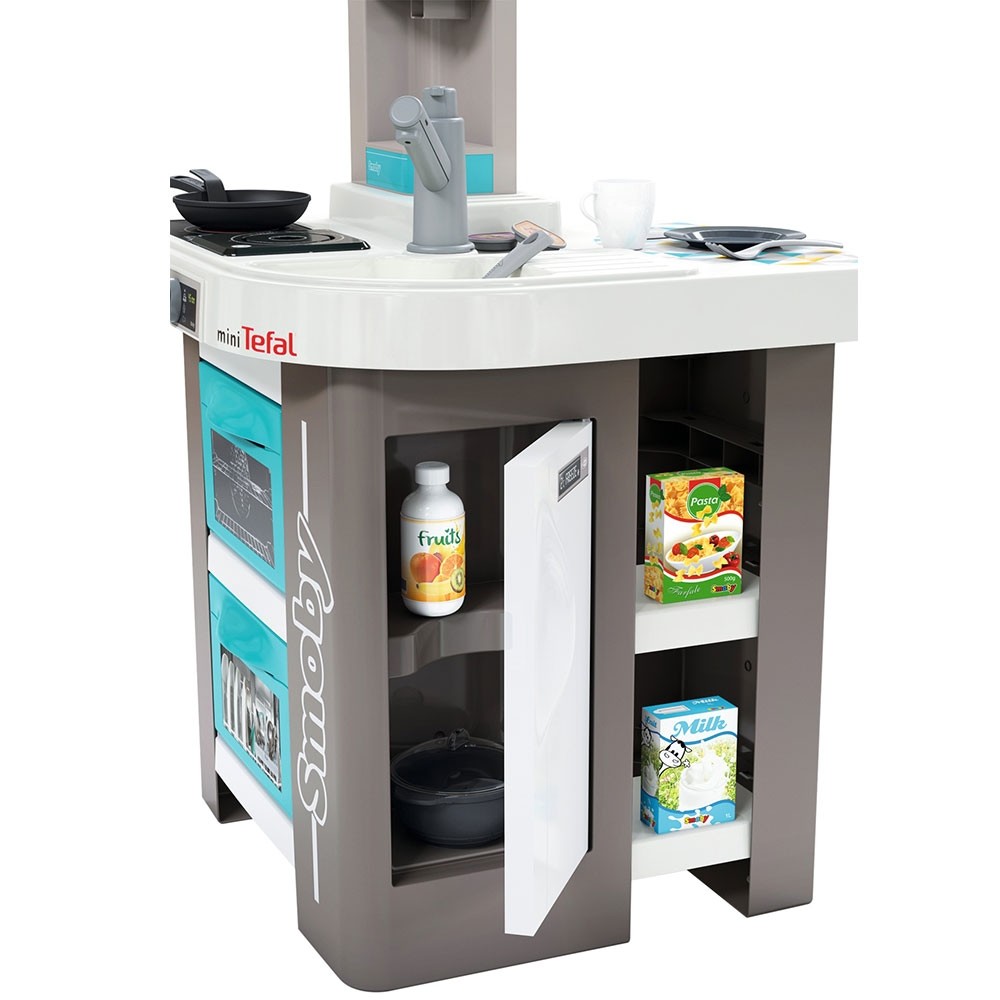 Bucatarie Smoby Mini Tefal Studio Bubble gri albastru image 3