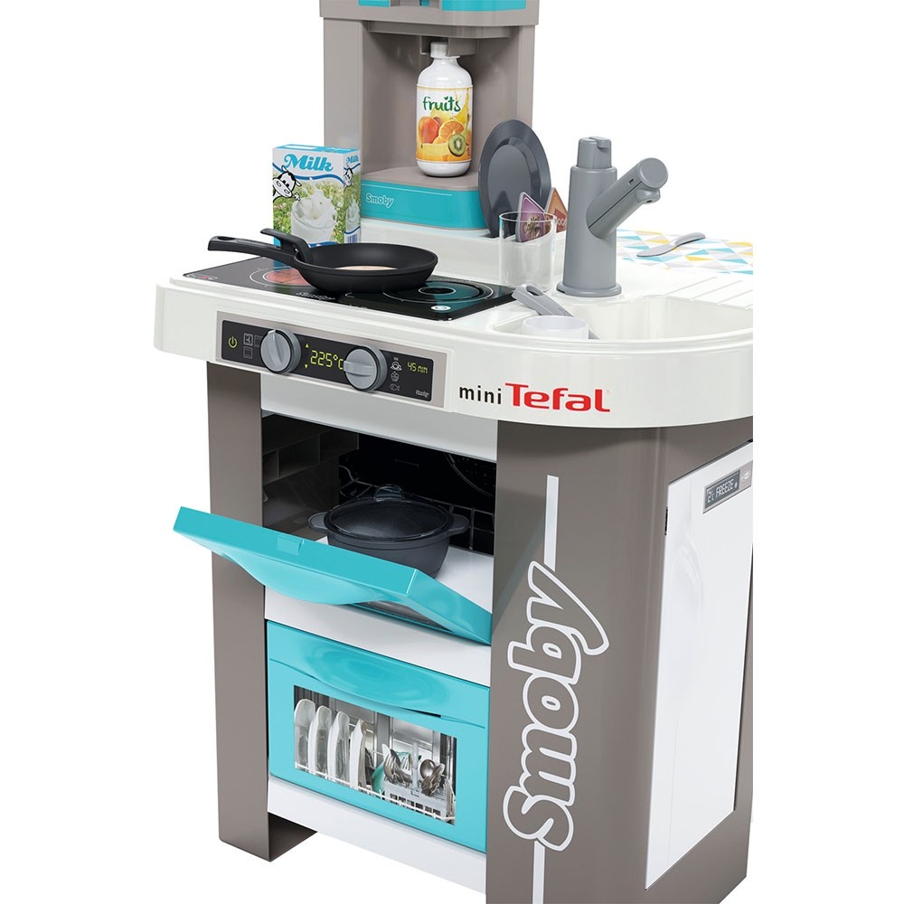 Bucatarie Smoby Mini Tefal Studio Bubble gri albastru image 4