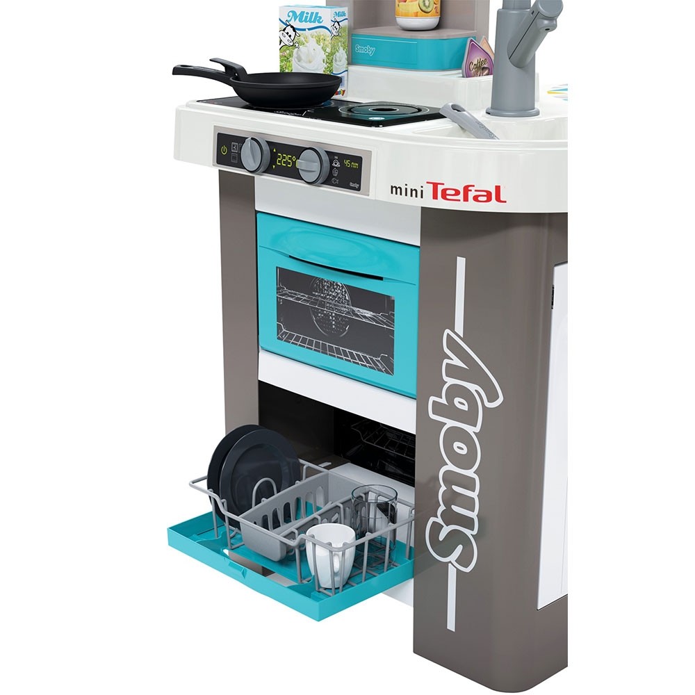 Bucatarie Smoby Mini Tefal Studio Bubble gri albastru image 5