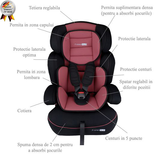 BabyGo - Scaun Auto Freemove Brown