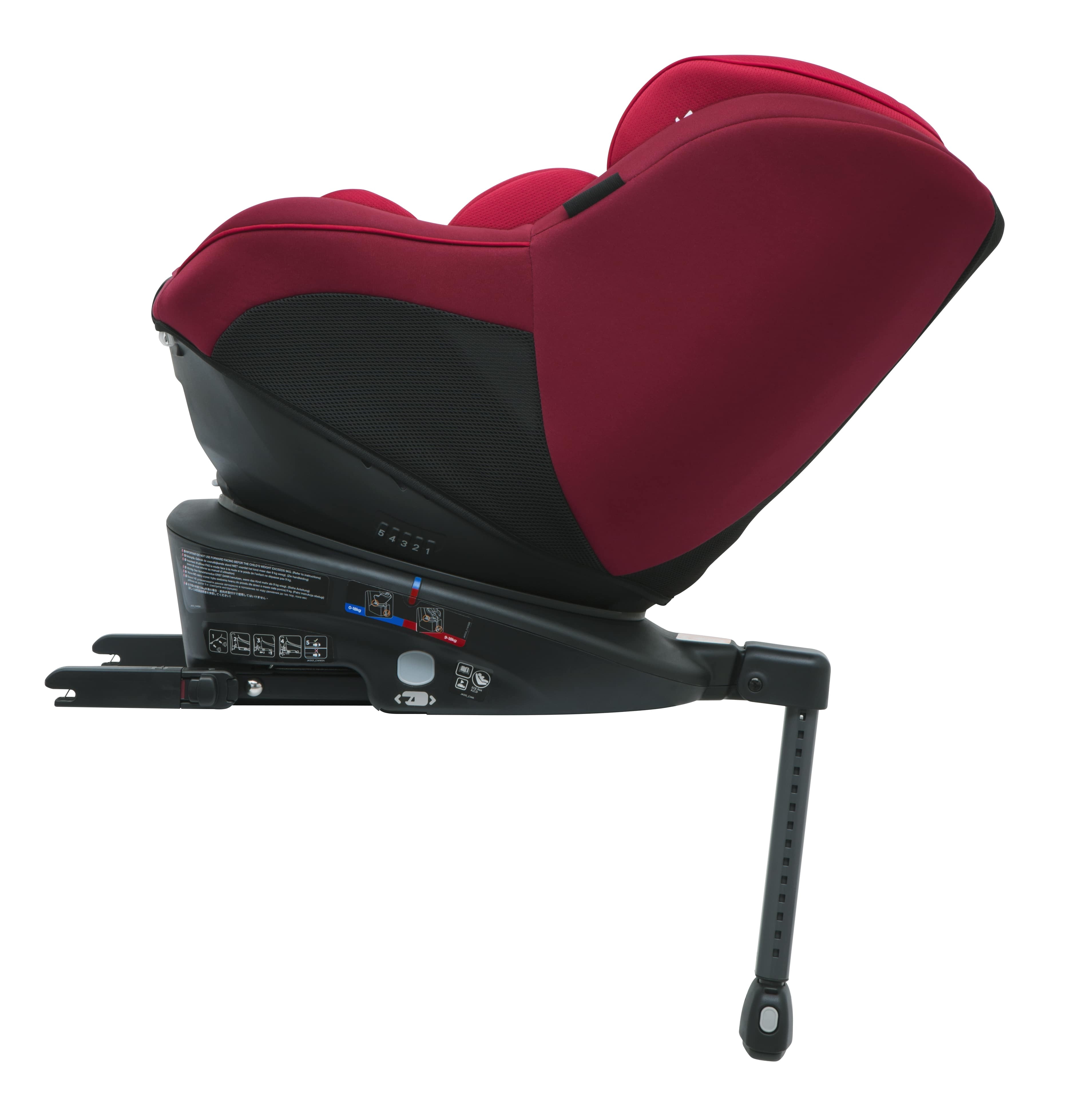 Joie – Scaun auto Rotativ cu Isofix Spin 360° Merlot,  0-18 kg image 5