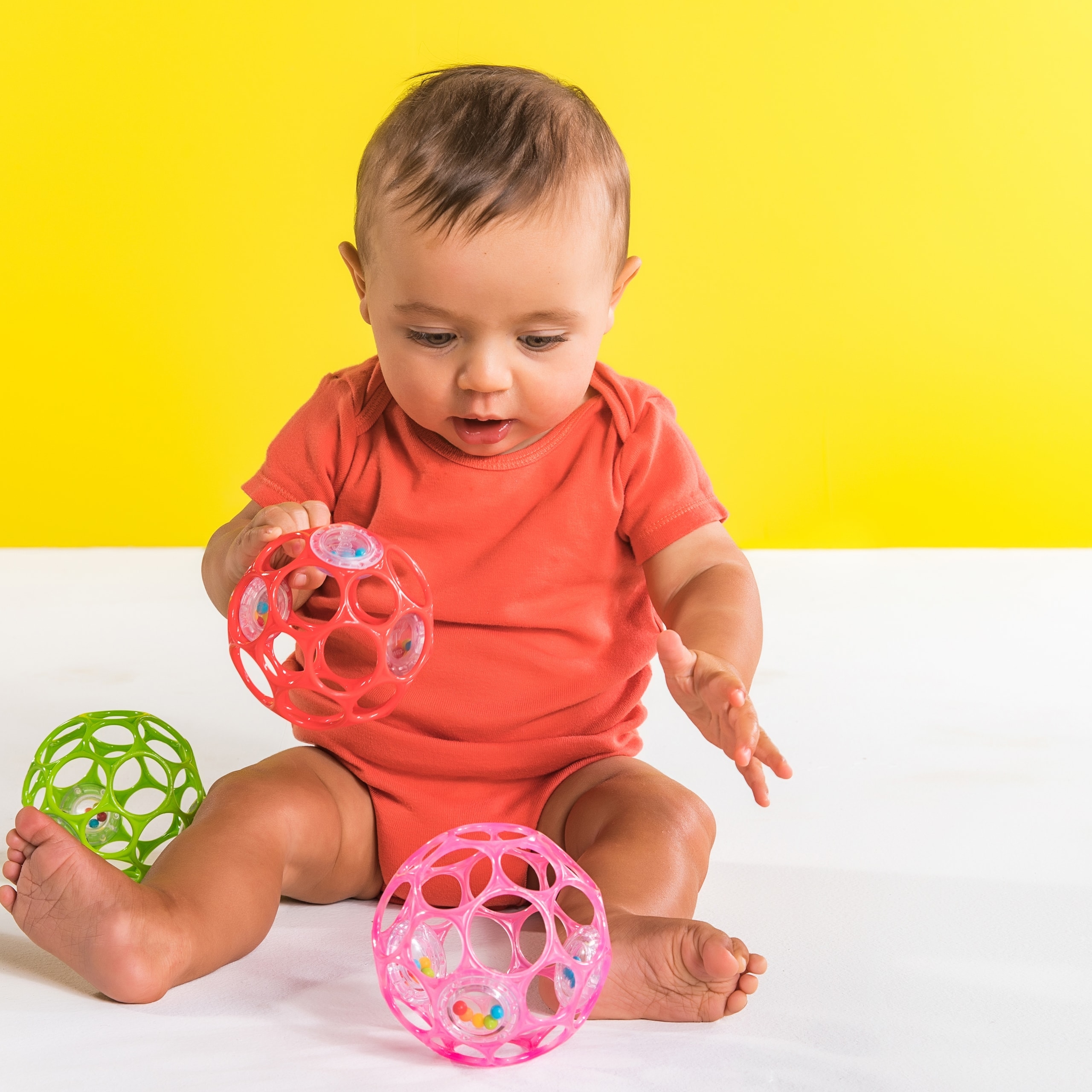 Oball – Jucarie Rattle™ diverse culori image 8