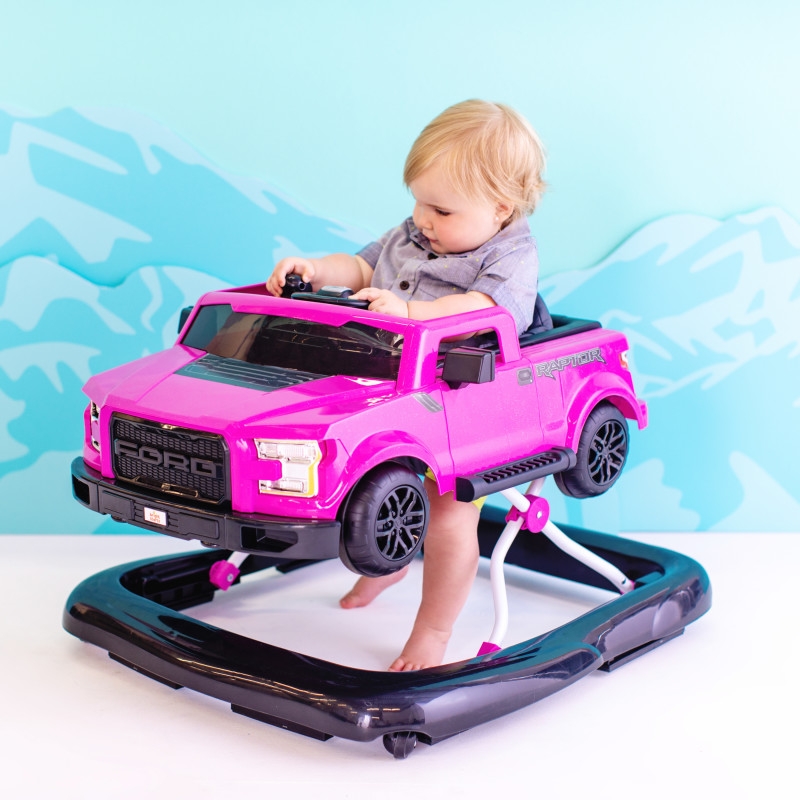 Bright Starts - Premergator si antepremergator 3 in 1, Ford F-150 Raptor - Electric Magenta image 1