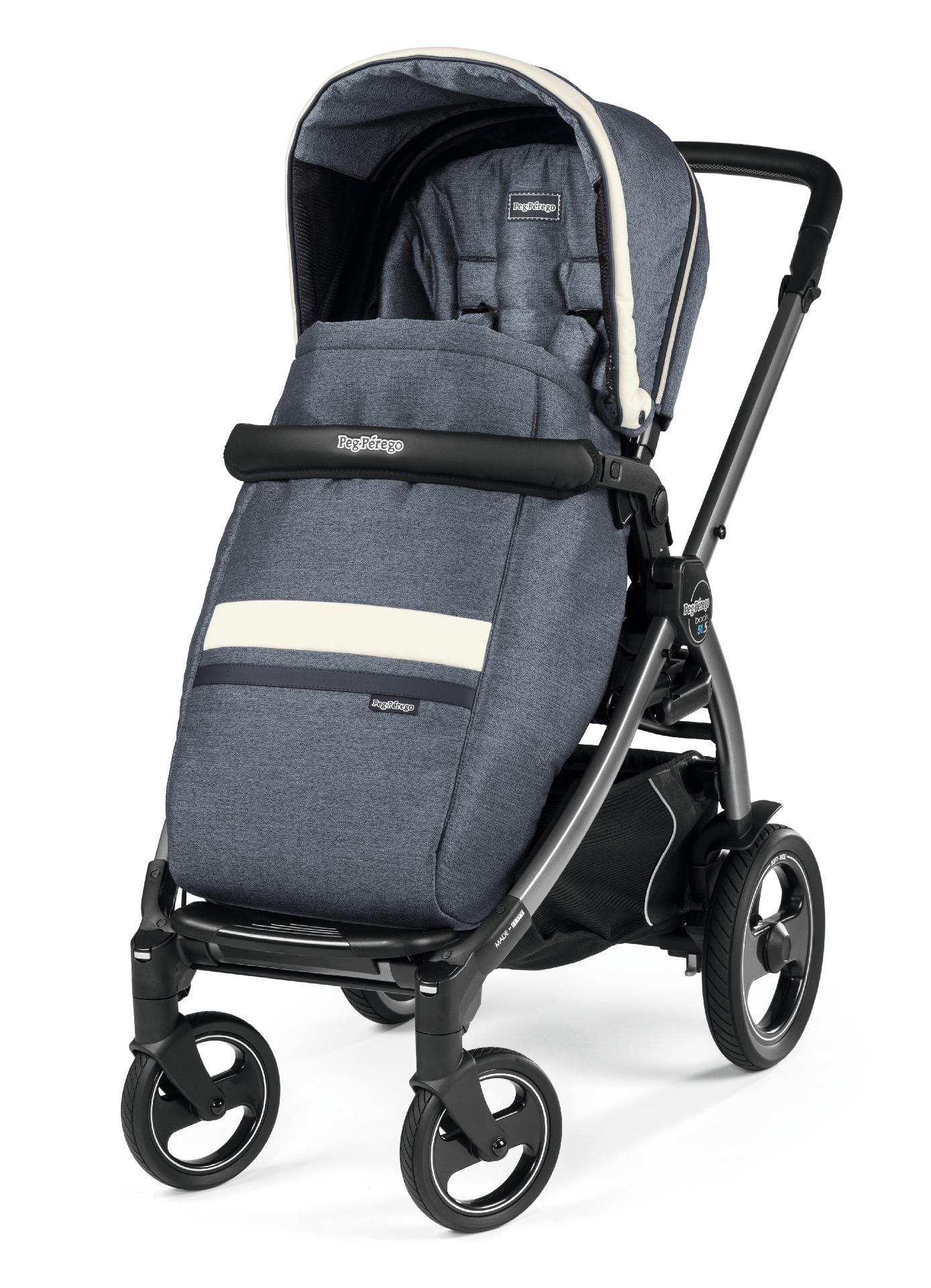 Carucior Peg Perego de la nastere, Book 51 S Titania Luxe Mirage (sasiu + hamac), 0-22 kg