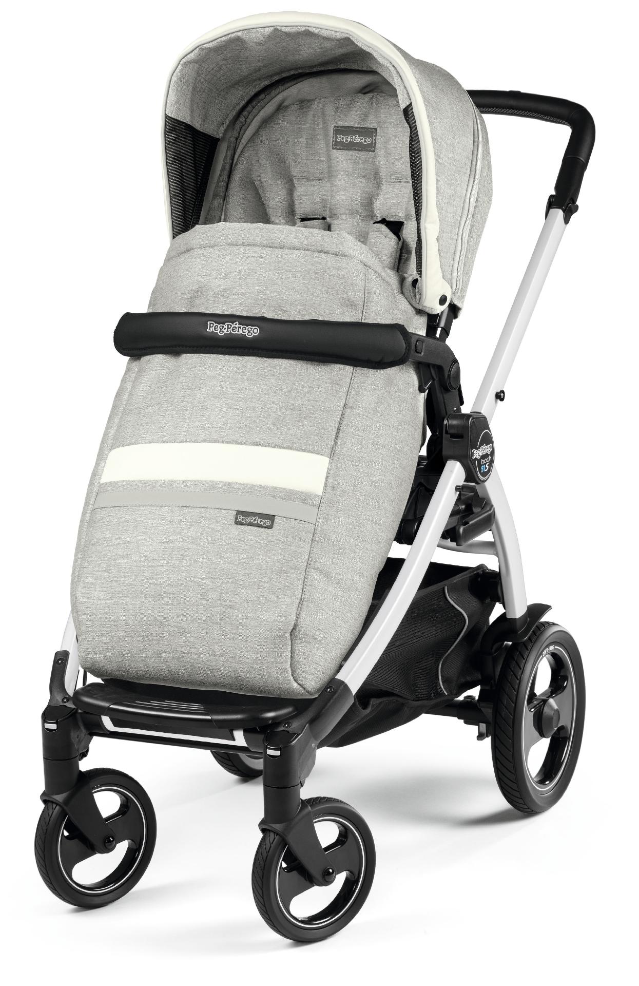 Carucior Peg Perego de la nastere, Book 51 S Titania Luxe Pure (sasiu + hamac), 0-22 kg