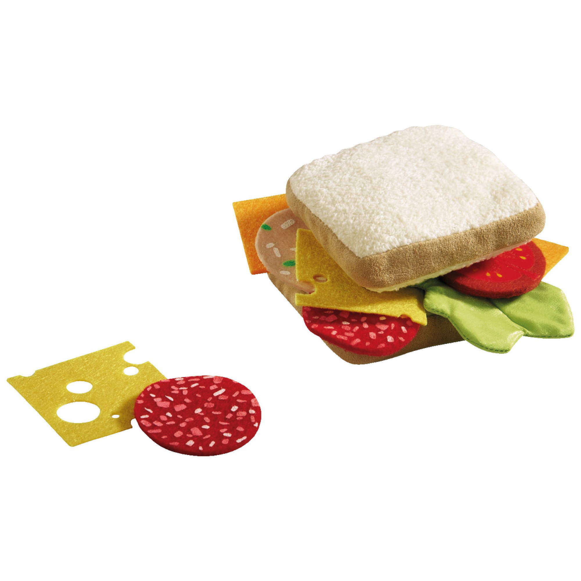 Jucarie din plus sub forma de sandwich, Haba, 3ani4