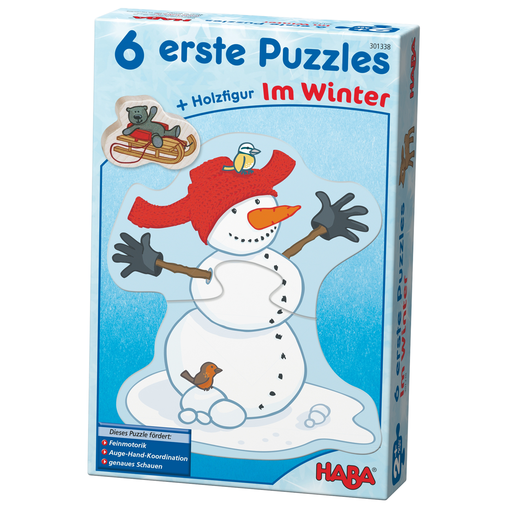 Set 6 puzzle, Haba, Winter Fun, 2ani+ image 1