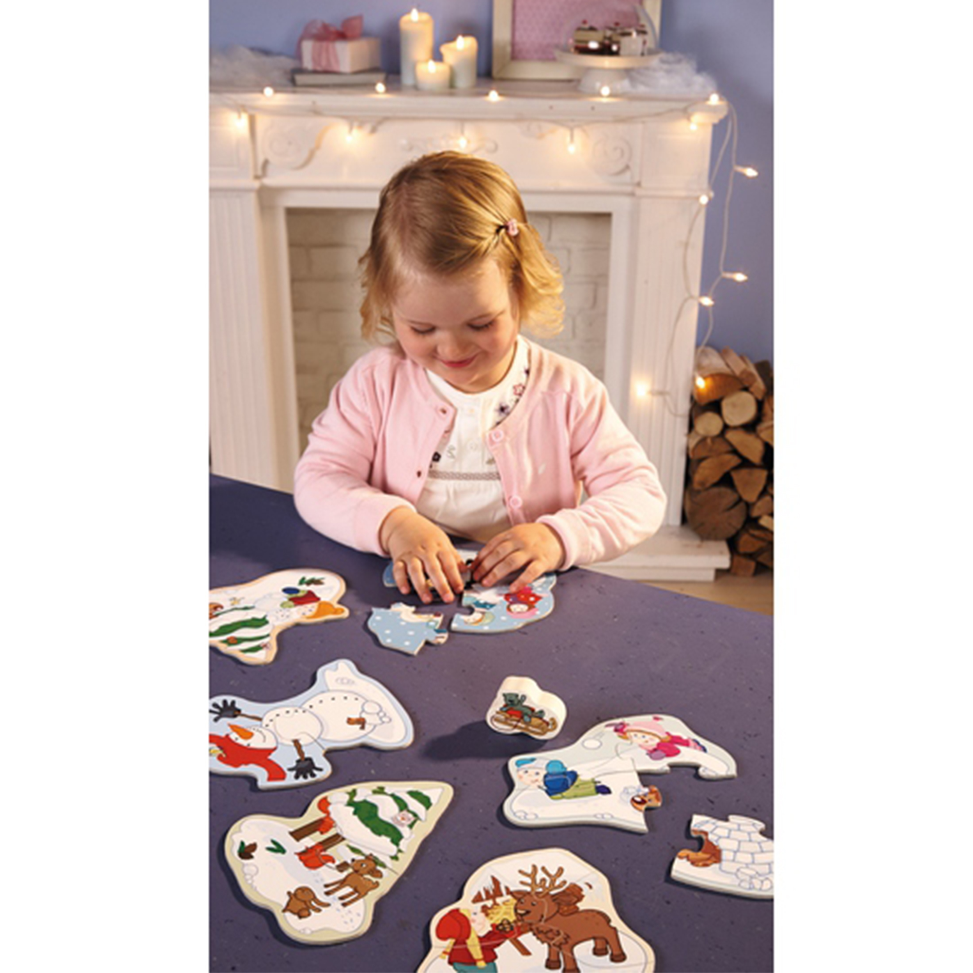 Set 6 puzzle, Haba, Winter Fun, 2ani+ image 4