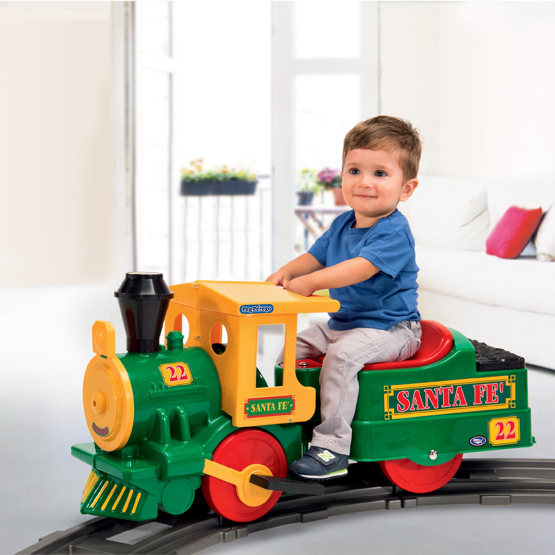 Trenulet Santa Fe, Peg Perego, Verde image 3