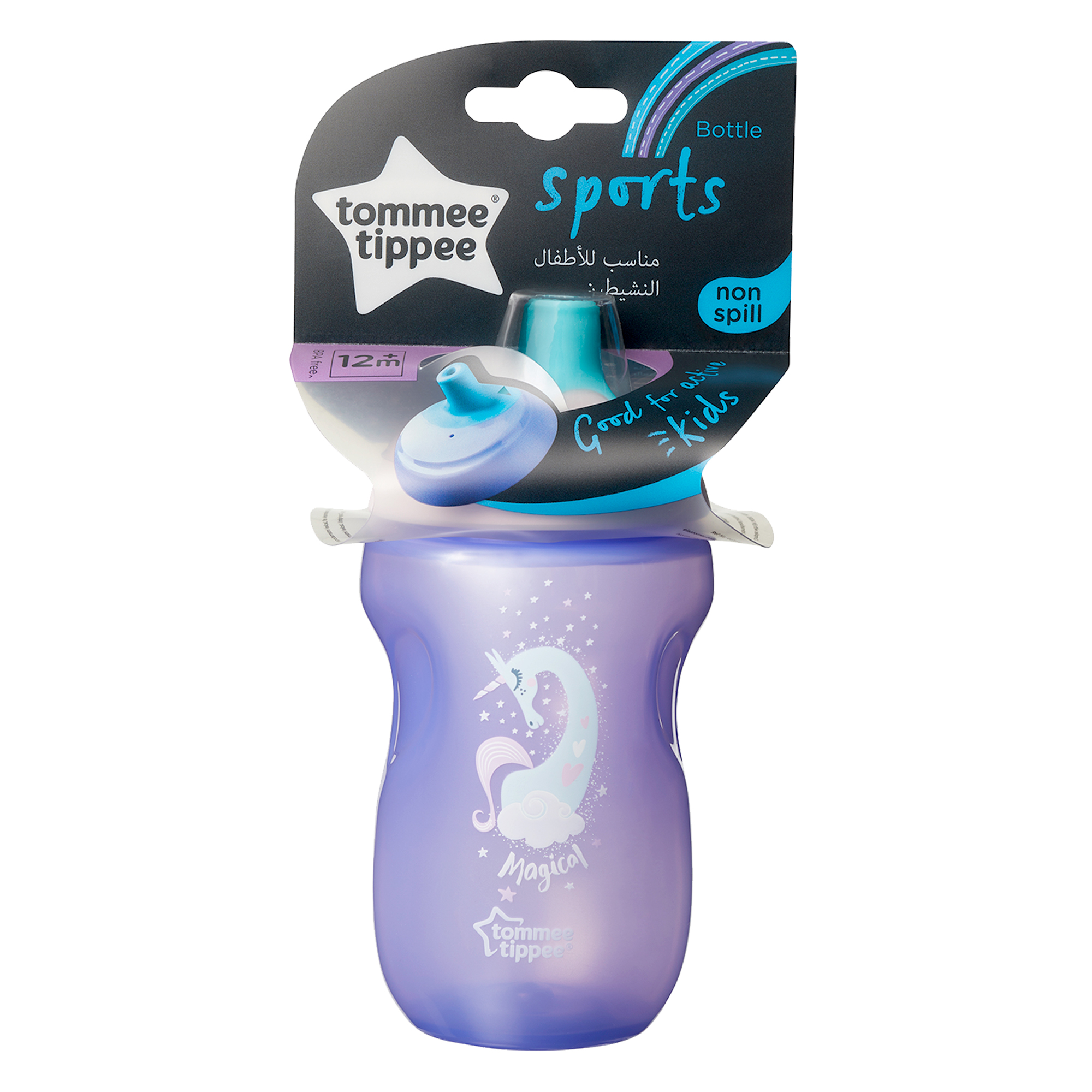 Explora Cana Sports, Tommee Tippee, 300ml, Unicorn Mov image 1