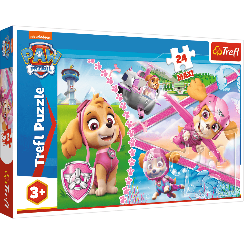 Puzzle Trefl Maxi Paw Patrol, Eroina Skye 24 piese