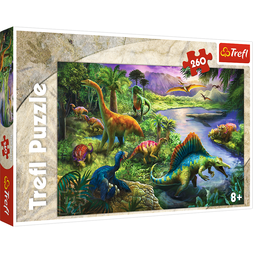 Puzzle Trefl Dinozauri 260 piese