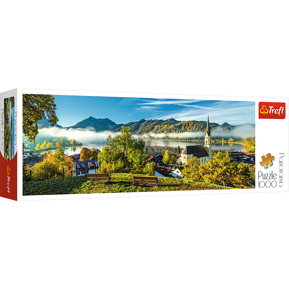 Puzzle Trefl Panorama, Lacul Schliersee 1000 piese