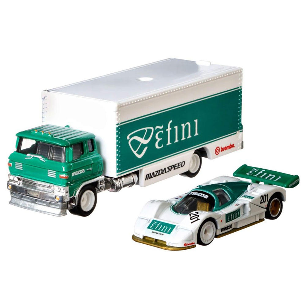 Camion Hot Wheels by Mattel Car Culture Sakura Sprinter cu masina Mazda 787B