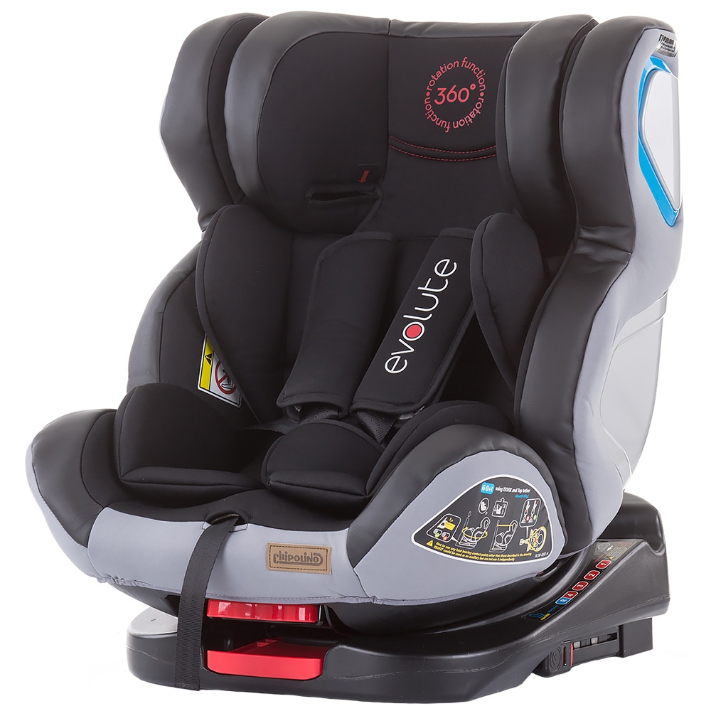 Scaun auto Chipolino Evolute 0-36 kg carbon cu sistem Isofix