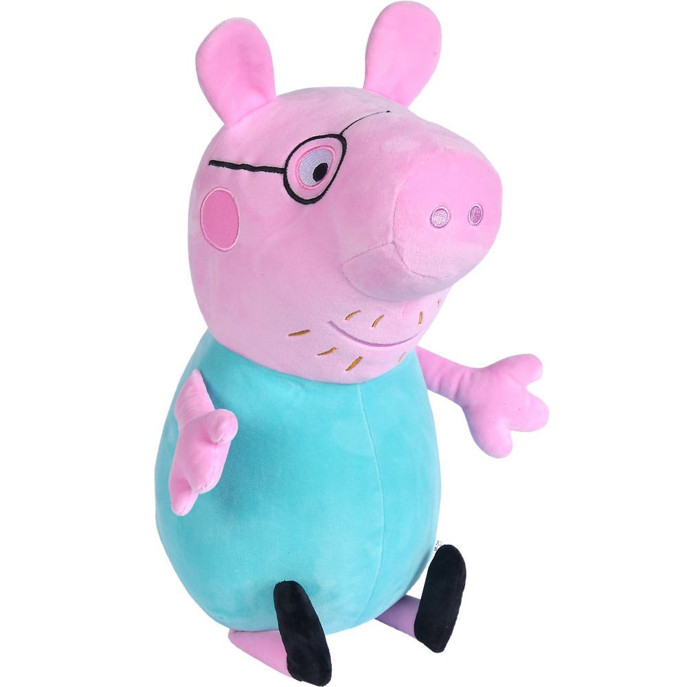 Jucarie de plus Simba Peppa Pig, Papa Wutz 37 cm