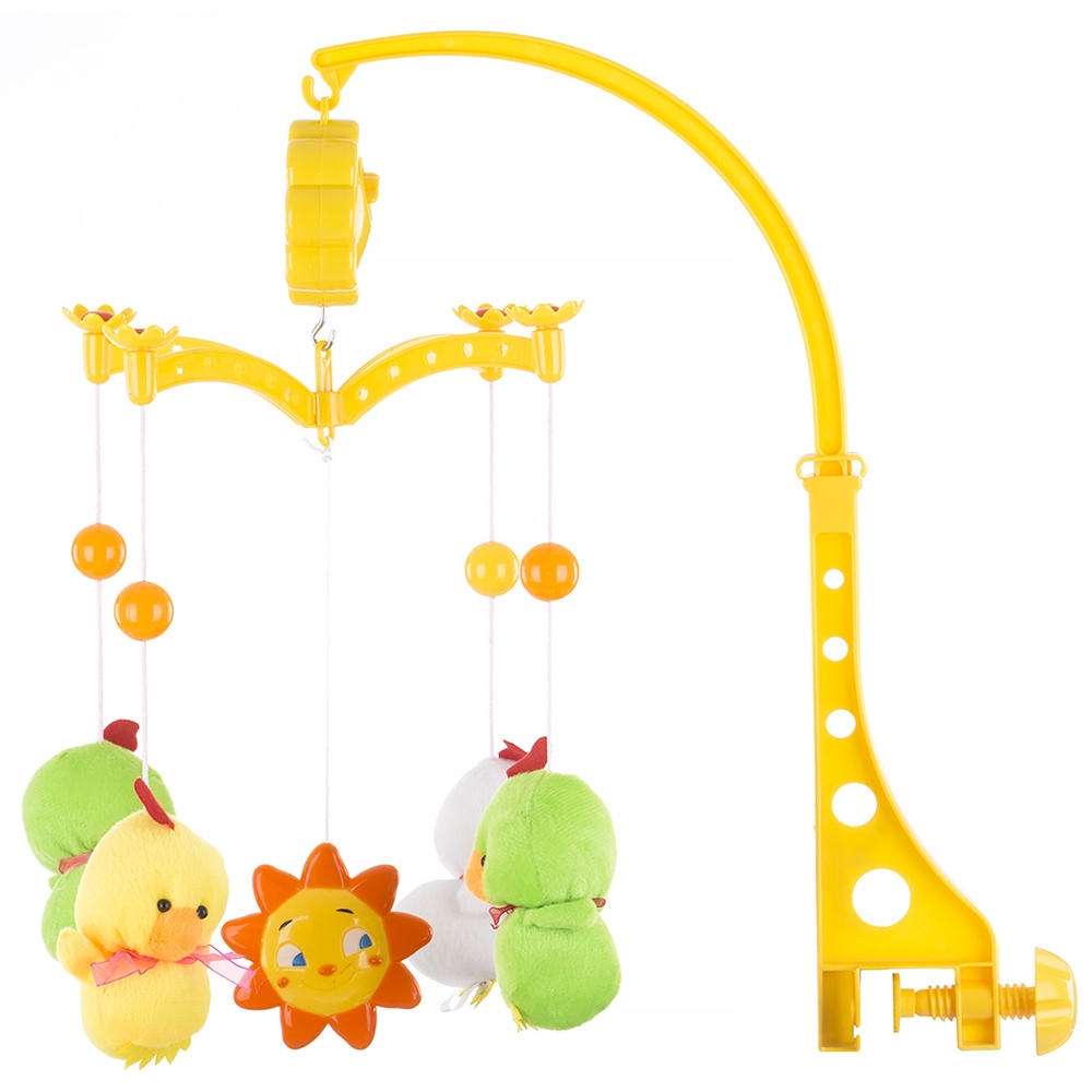 Carusel muzical pentru patut Chipolino Two green Ducks