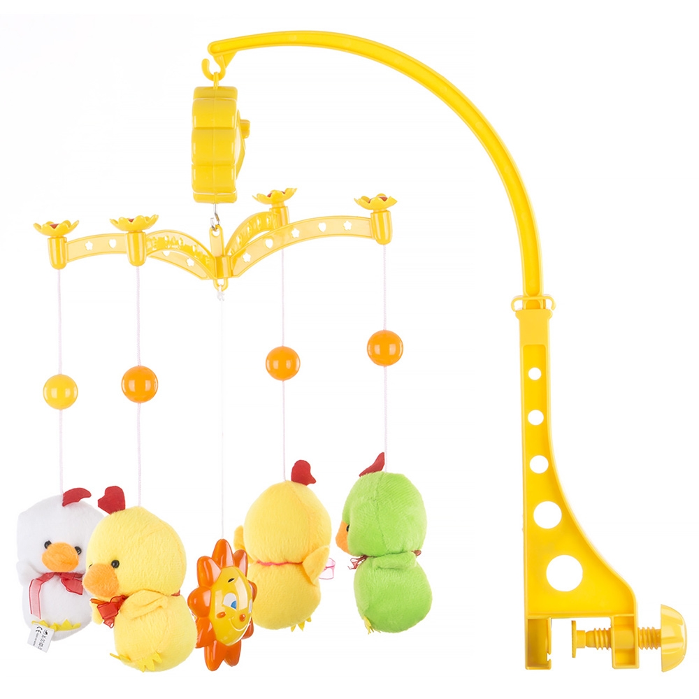 Carusel muzical pentru patut Chipolino Two yellow Ducks image 1