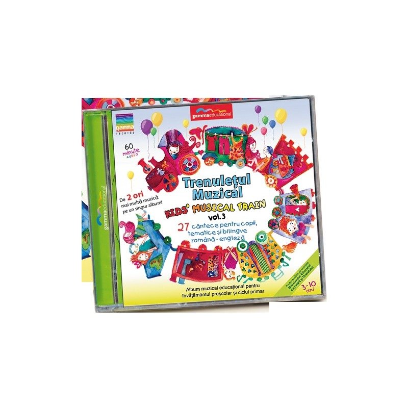 Gamma Educational Album muzical Trenuletul Muzical - Kids Musical Train vol.3