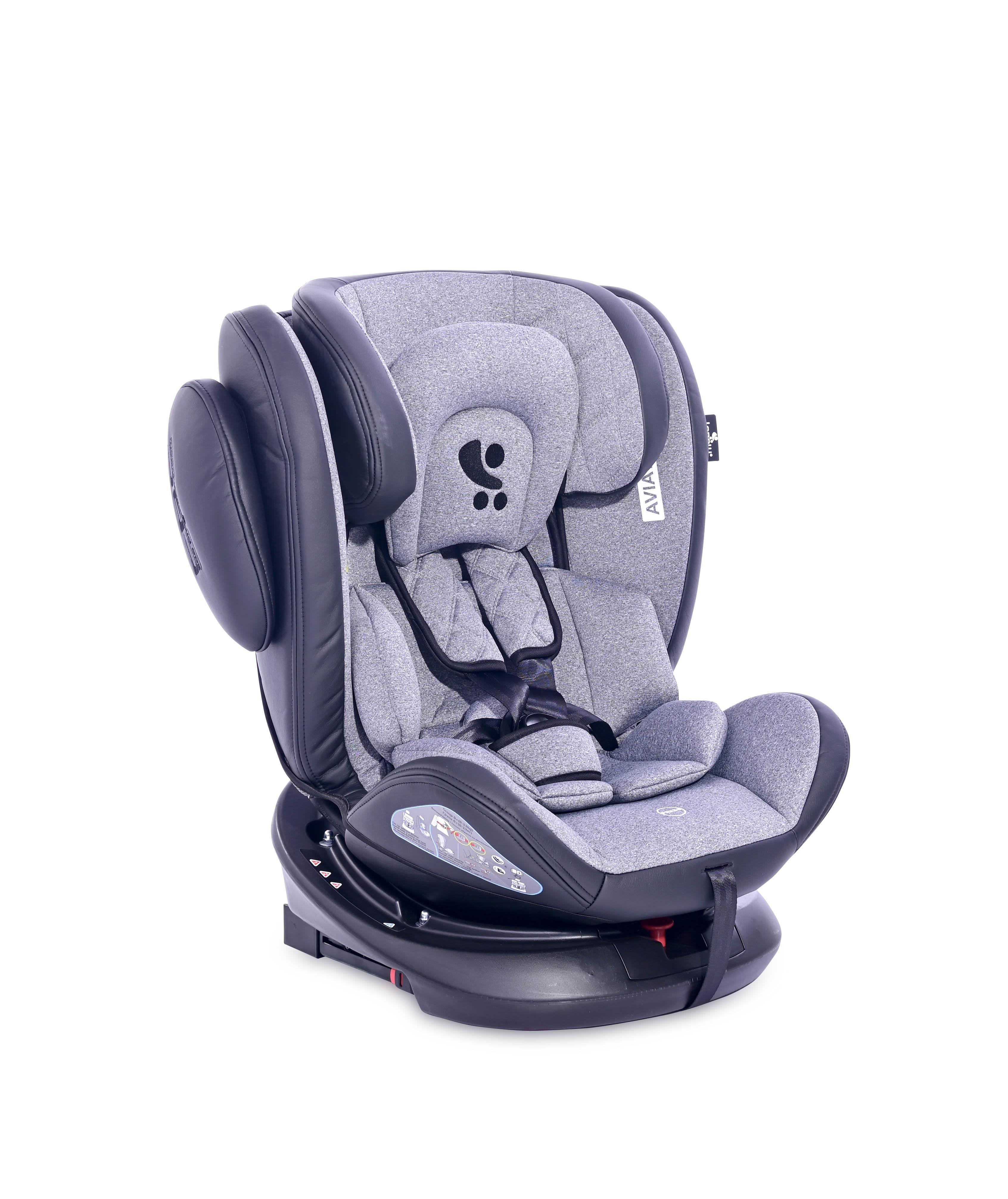 Scaun auto AVIATOR SPS Isofix, Black & Light Grey image 20