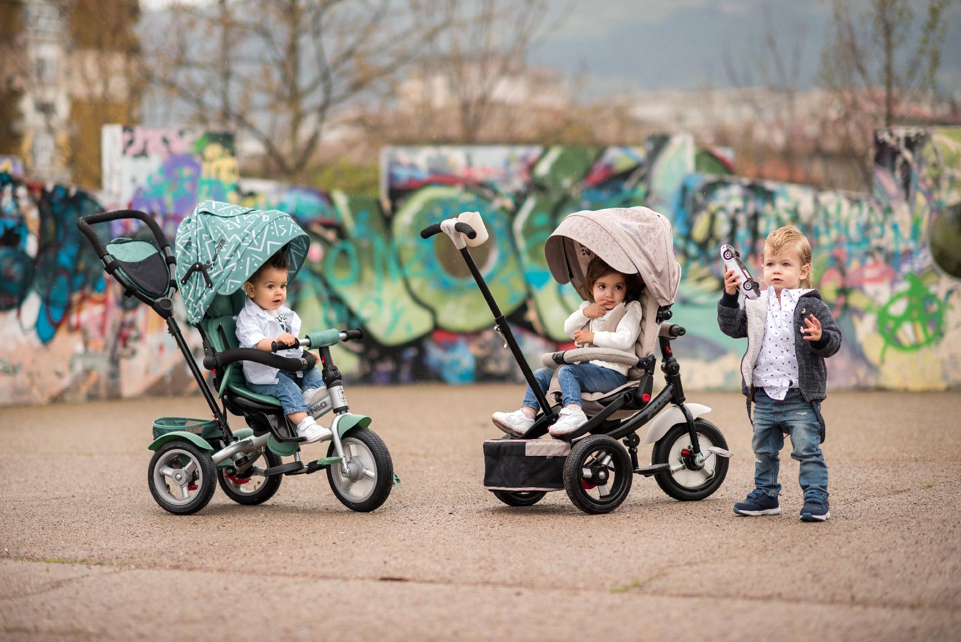 Tricicleta NEO AIR Wheels, Green   image 1