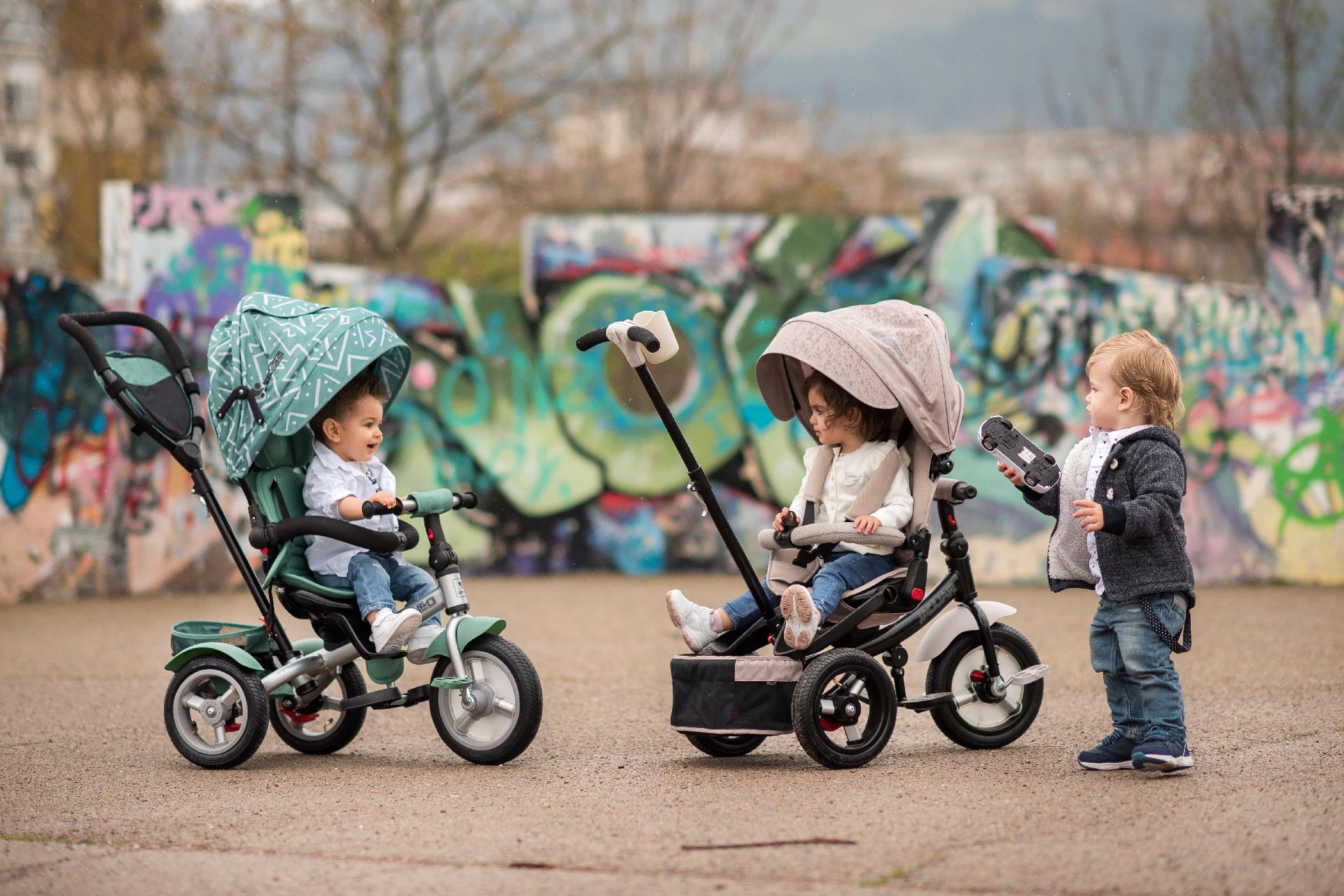 Tricicleta NEO AIR Wheels, Green   image 3