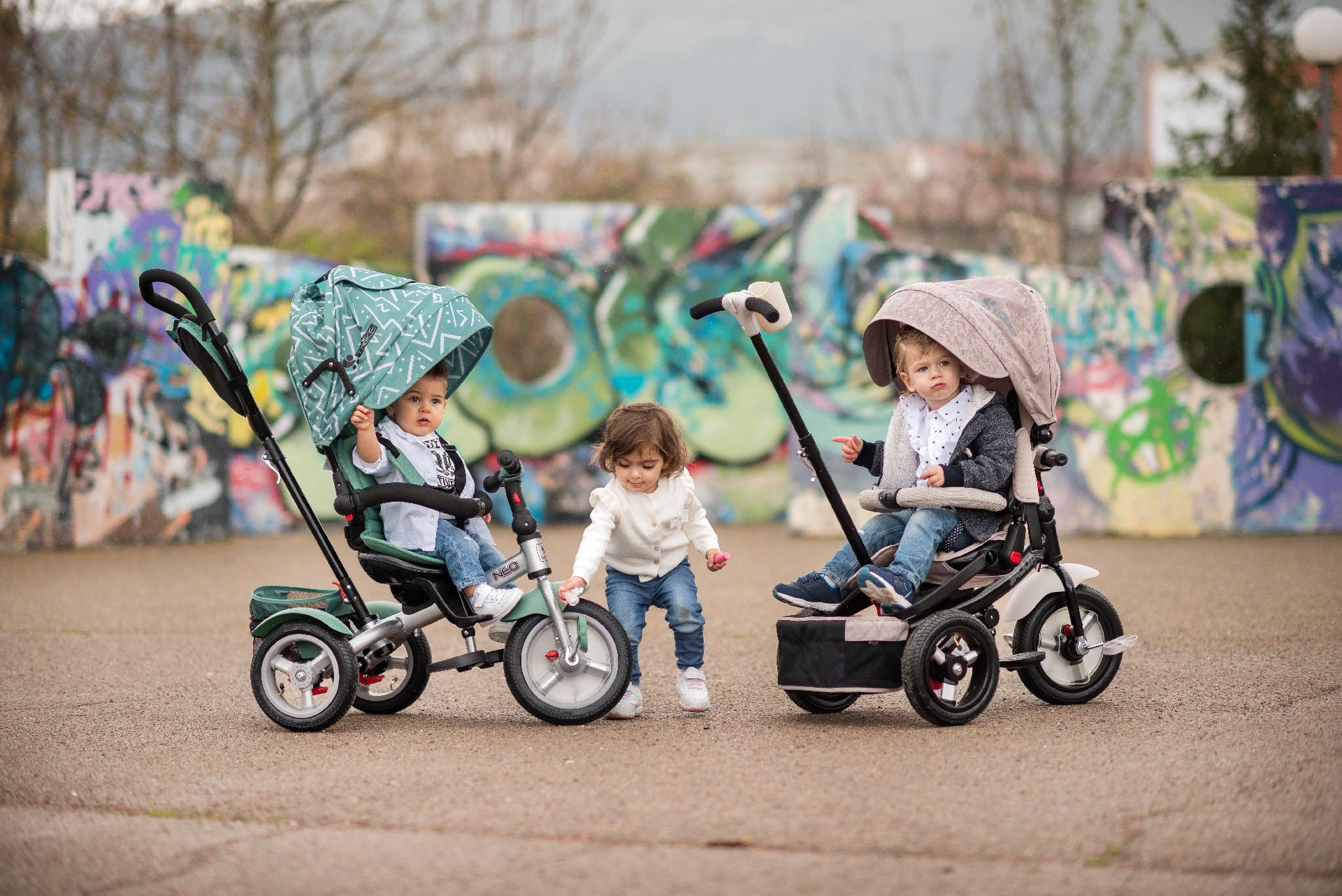 Tricicleta NEO AIR Wheels, Green   image 8