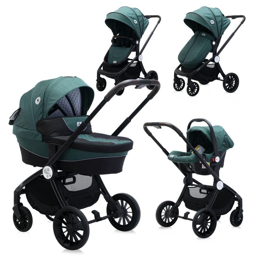 Carucior Set 3 in 1, Ramona, Olive Green image 10