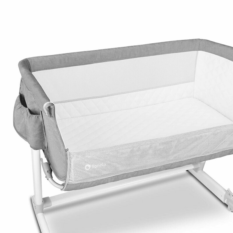 Lionelo - Patut co-sleeper Theo 2 in 1, 90x50 cm, Gri image 6