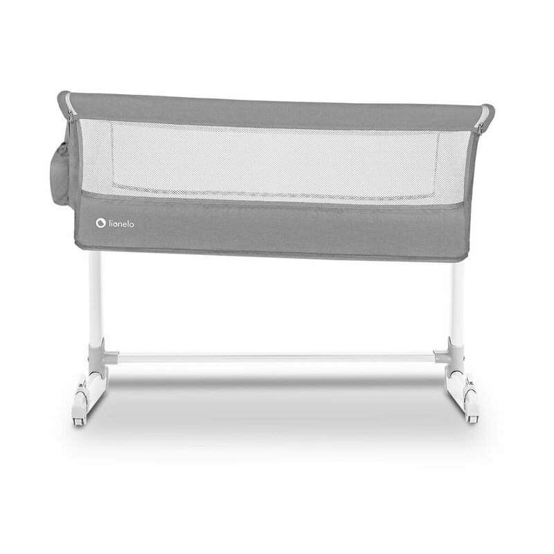 Lionelo - Patut co-sleeper Theo 2 in 1, 90x50 cm, Gri image 17