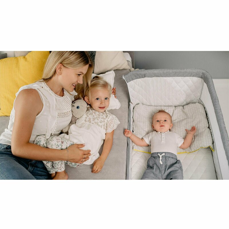 Lionelo - Patut co-sleeper Theo 2 in 1, 90x50 cm, Gri image 21