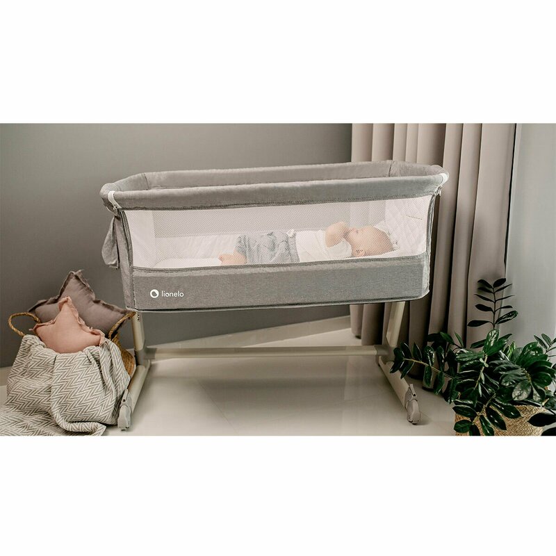 Lionelo - Patut co-sleeper Theo 2 in 1, 90x50 cm, Gri image 26