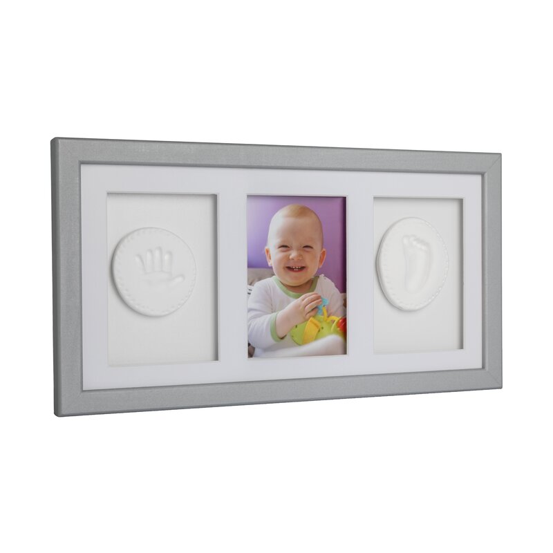 Baby HandPrint - Double Memory Frame Silver image 2