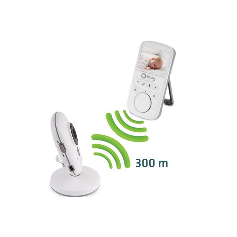 Lionelo - Videofon Babyline 5.1 , Wireless, Cu melodii, Cu doua camere independente image 3