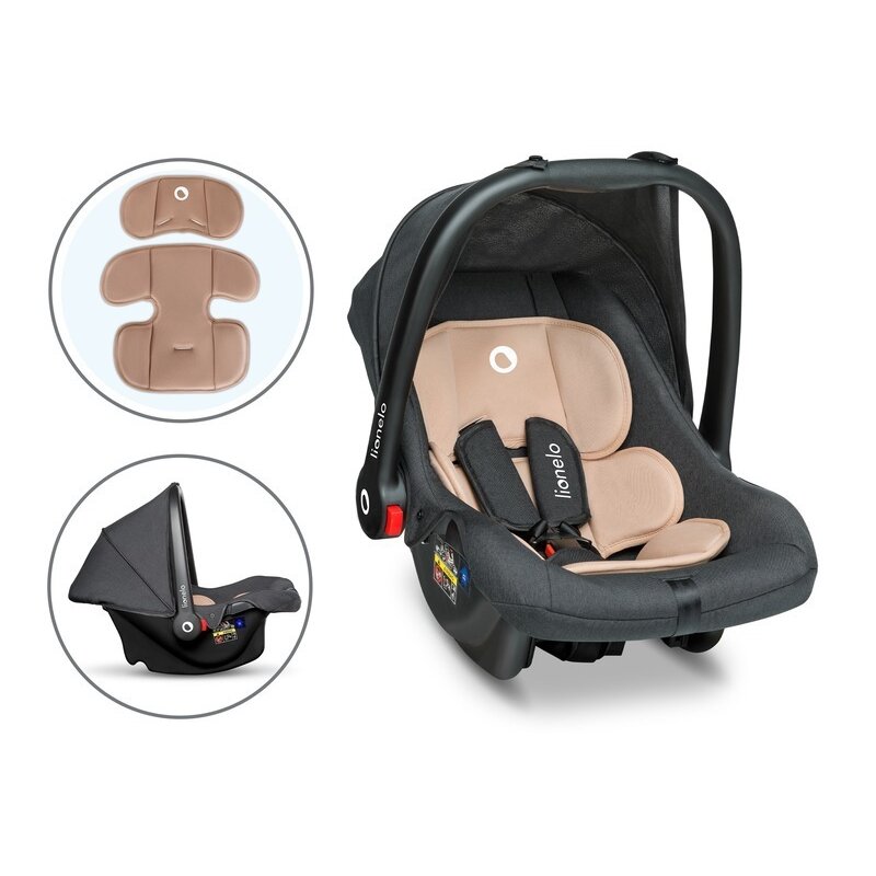 Lionelo - Scaun auto Noa Plus Sand, 0-13 Kg, Bej image 5