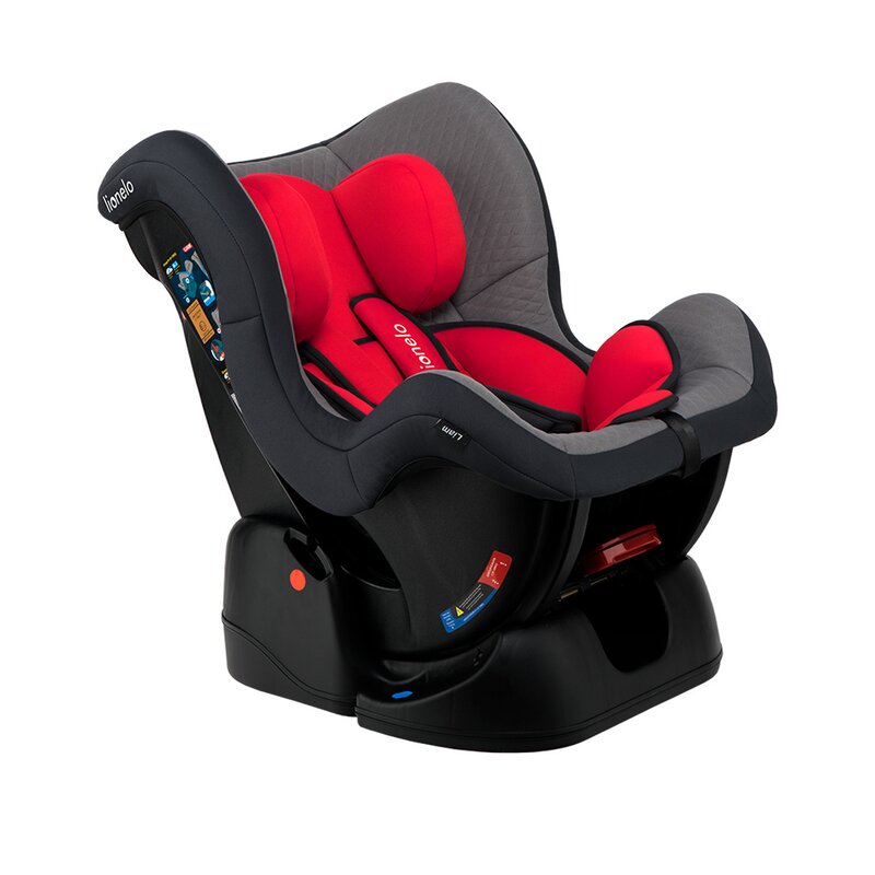 Lionelo - Scaun auto Liam Carmin Spatar reglabil, Pozitie de somn, 0-18 Kg, Rosu image 1