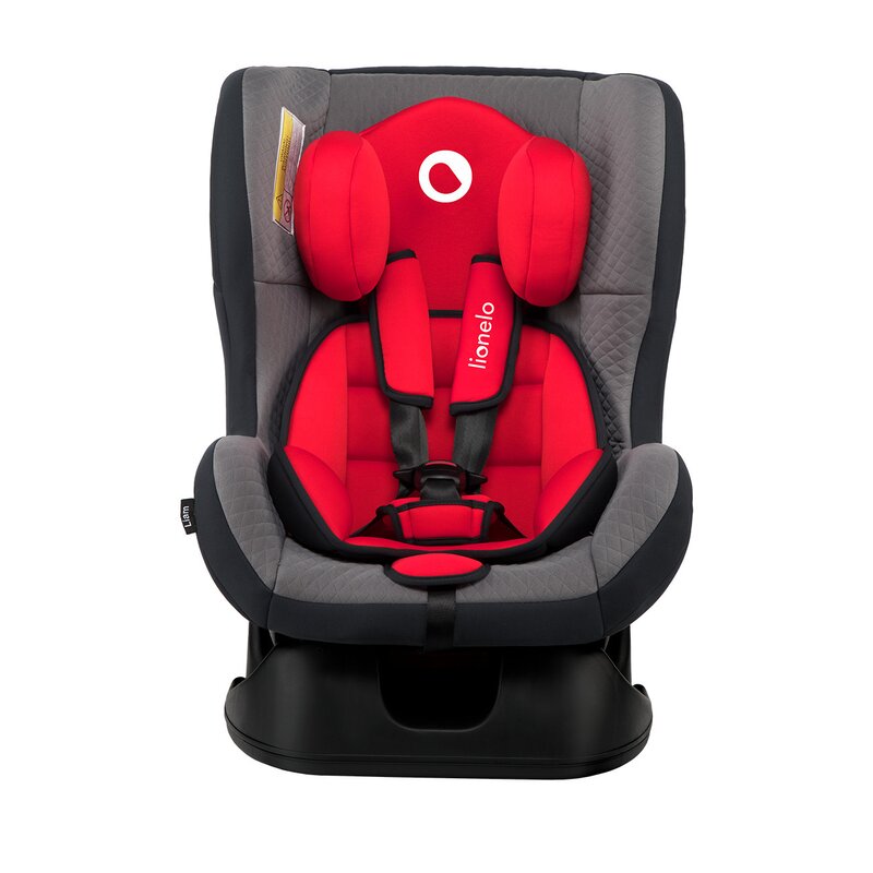 Lionelo - Scaun auto Liam Carmin Spatar reglabil, Pozitie de somn, 0-18 Kg, Rosu image 3